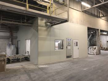 Vestavba balící linky